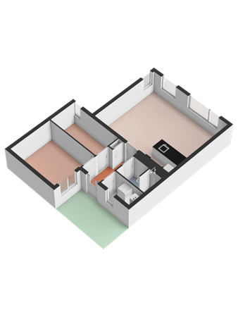 Floorplan - Weikamp 13A, 3751 AD Bunschoten-Spakenburg
